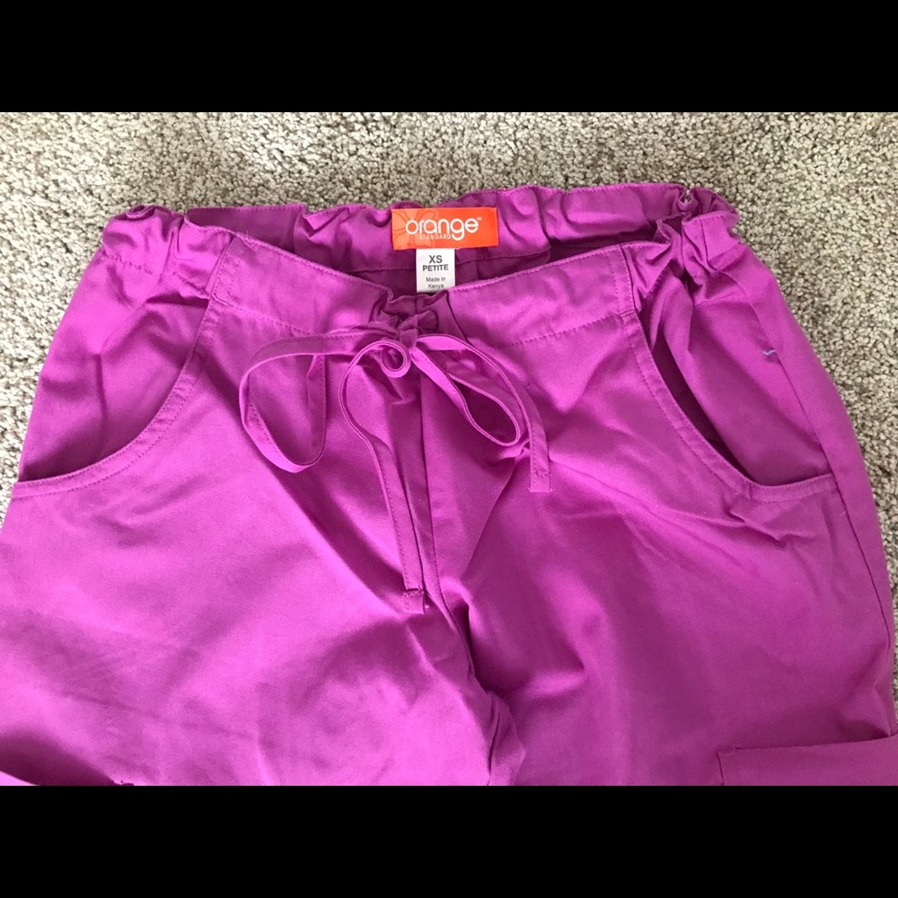 Fuchsia Scrub Pant